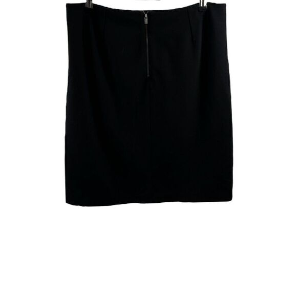 Diane Von Furstenberg Black Skirt Size 10 - Picture 2 of 11
